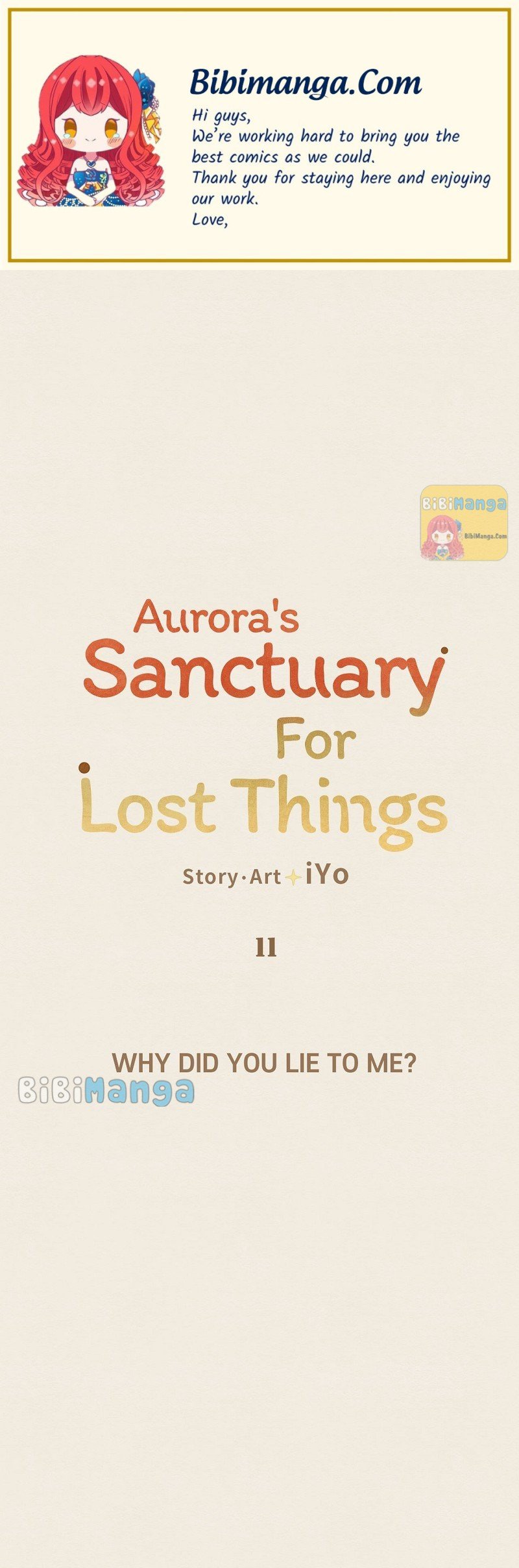 Aurora’s Sanctuary for Lost Things chapter 11 - page 1