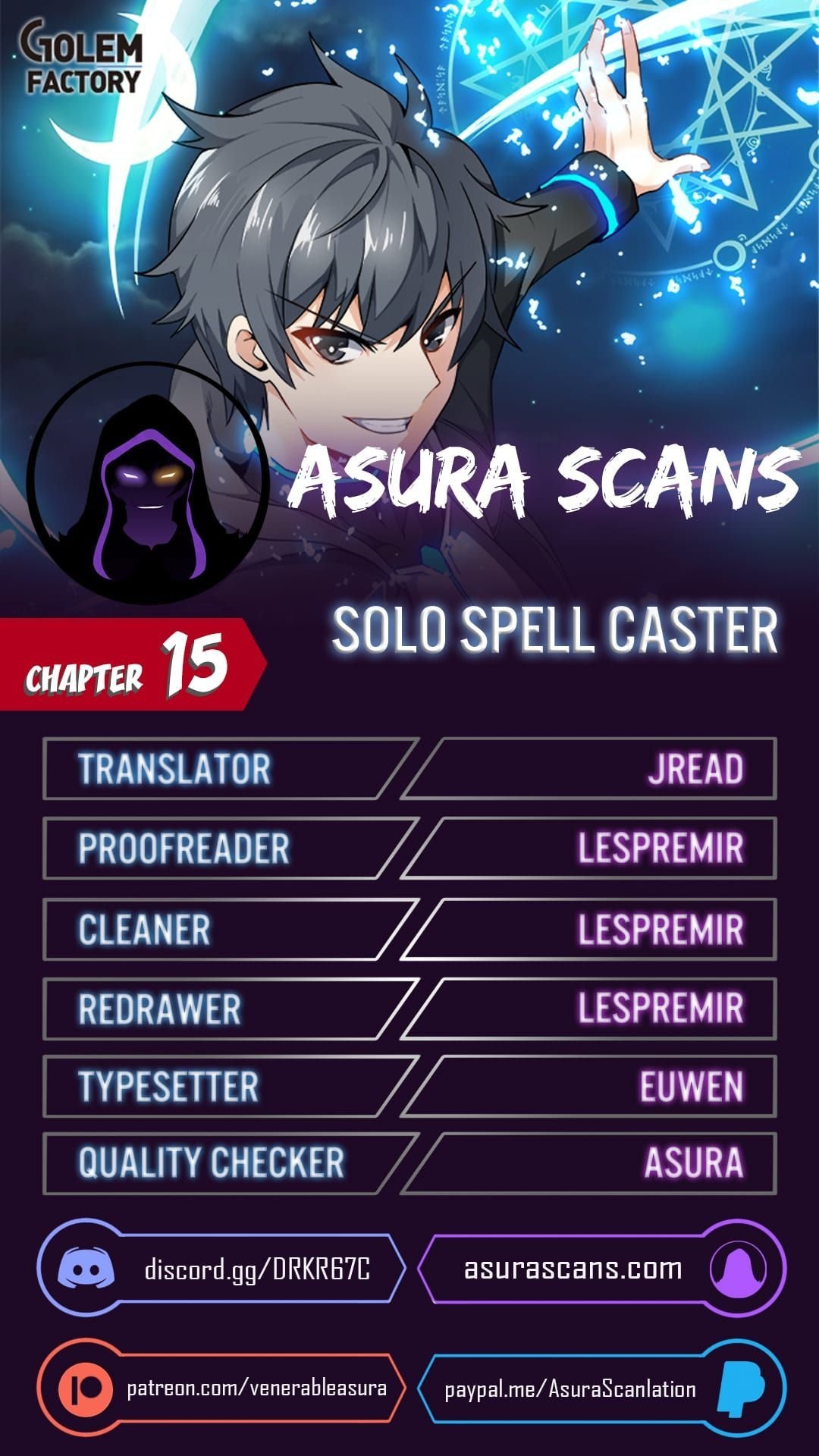 Solo Spell Caster Chapter 15 - page 1