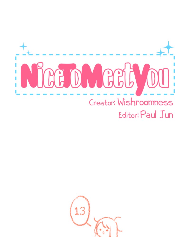 Nice to Meet You (Webtoon) Chapter 13 - page 1