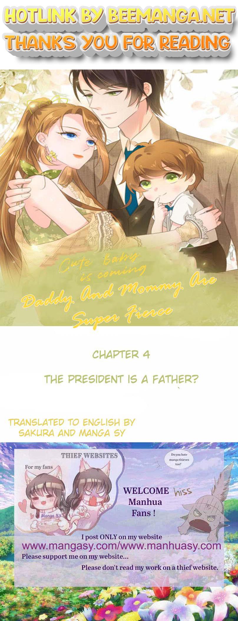 Cute Baby Is Coming : Daddy And Mommy Are Super Fierce Chapter 4 - page 1