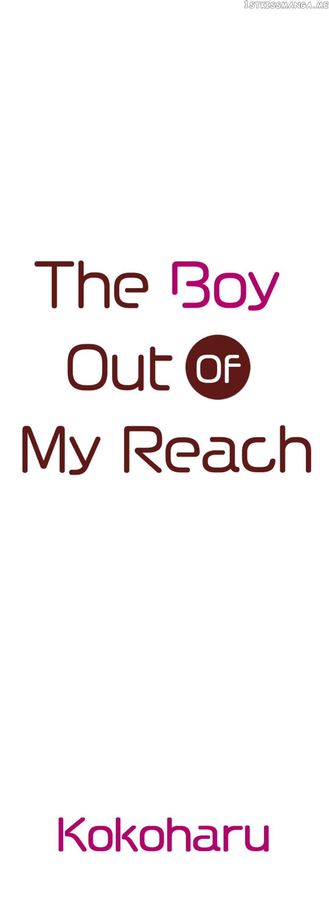 The Boy Out Of My Reach Chapter 40 - page 1