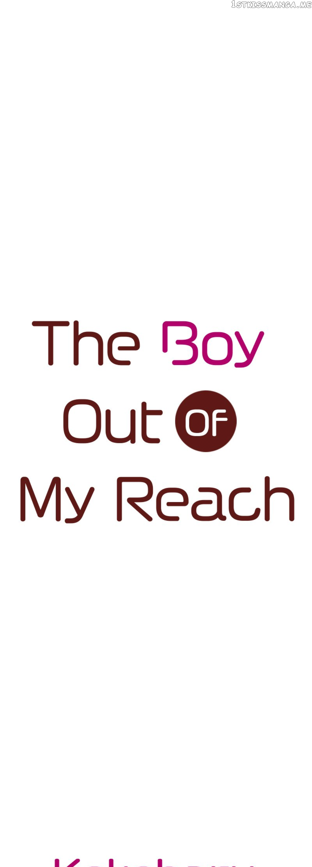 The Boy Out Of My Reach Chapter 35 - page 1