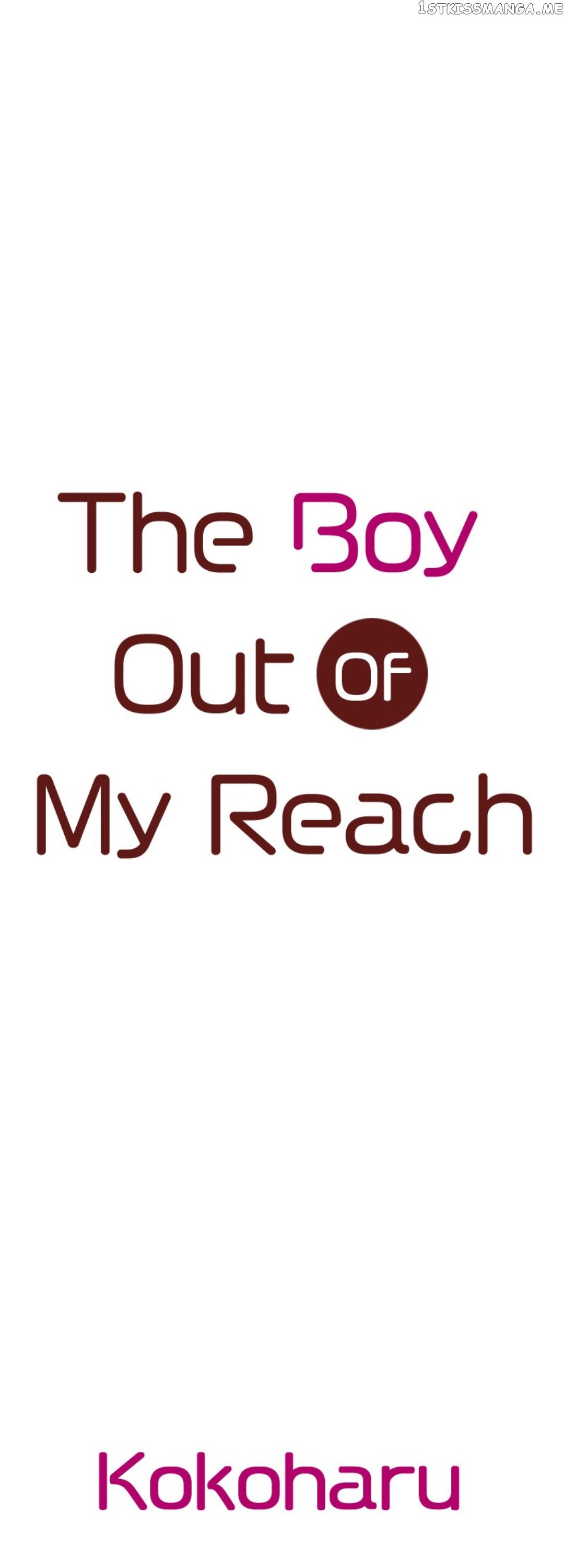 The Boy Out Of My Reach Chapter 32 - page 1