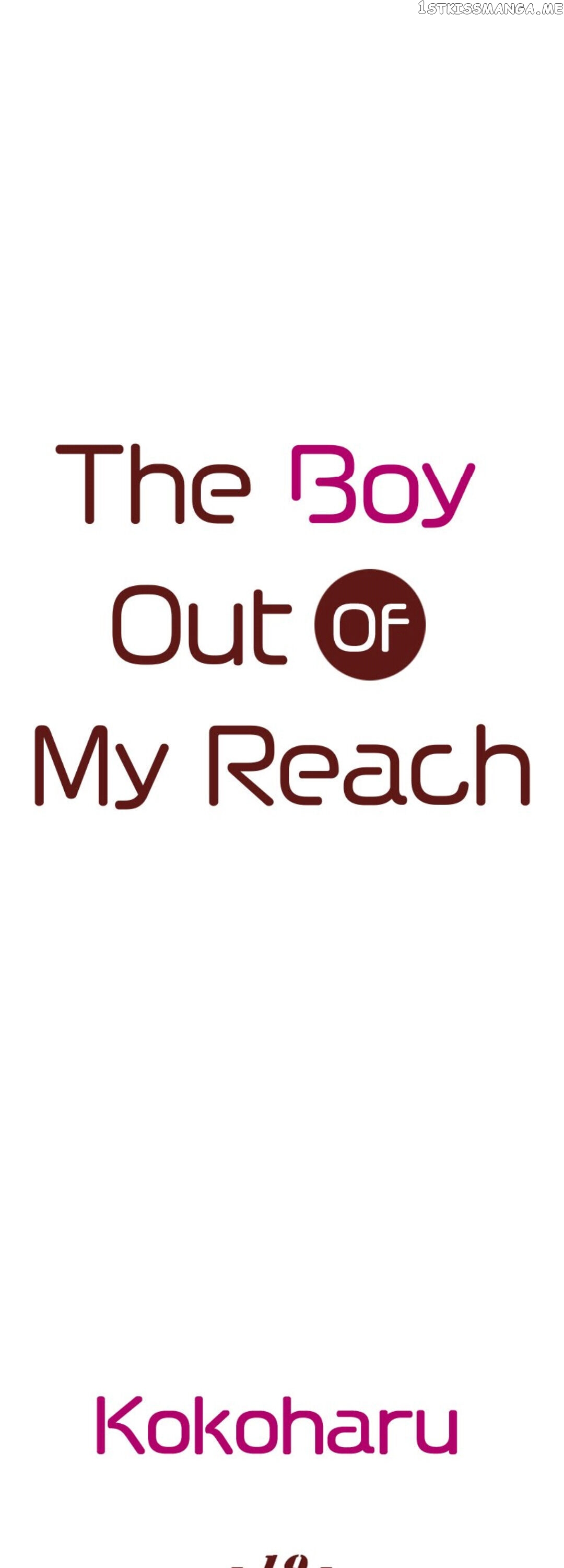 The Boy Out Of My Reach Chapter 19 - page 1