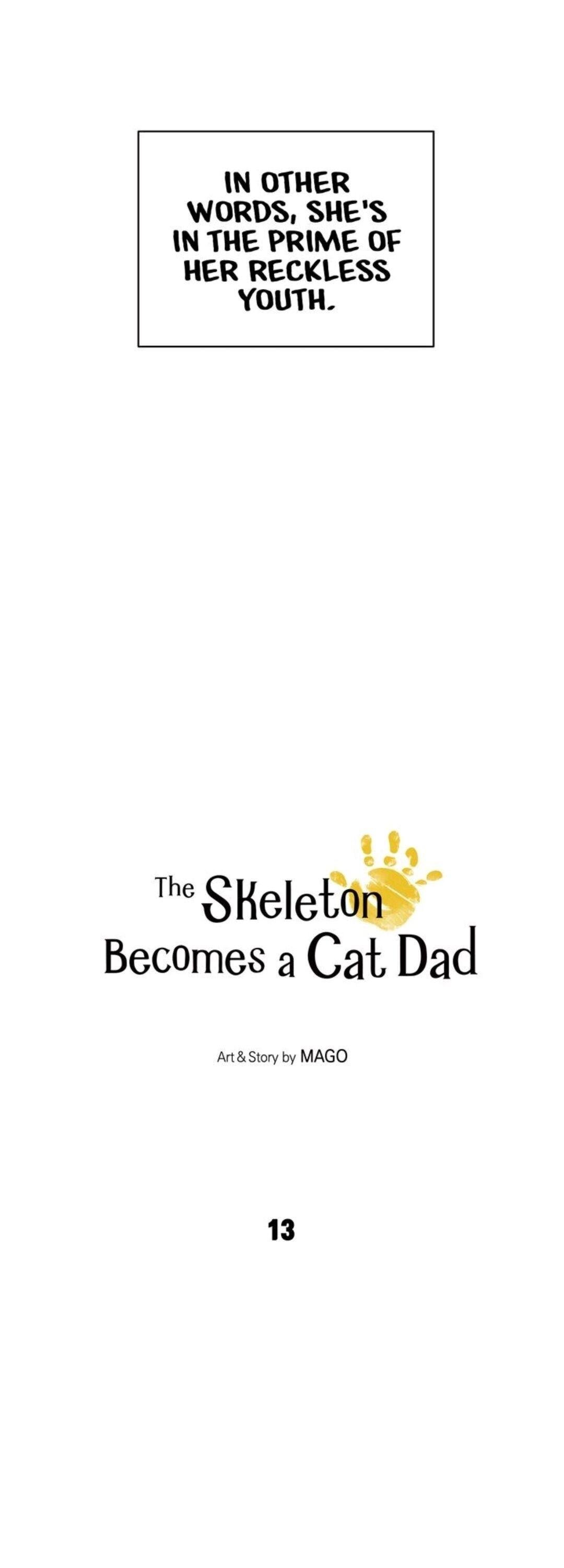 The Skeleton Becomes a Cat Dad chapter 13 - page 4