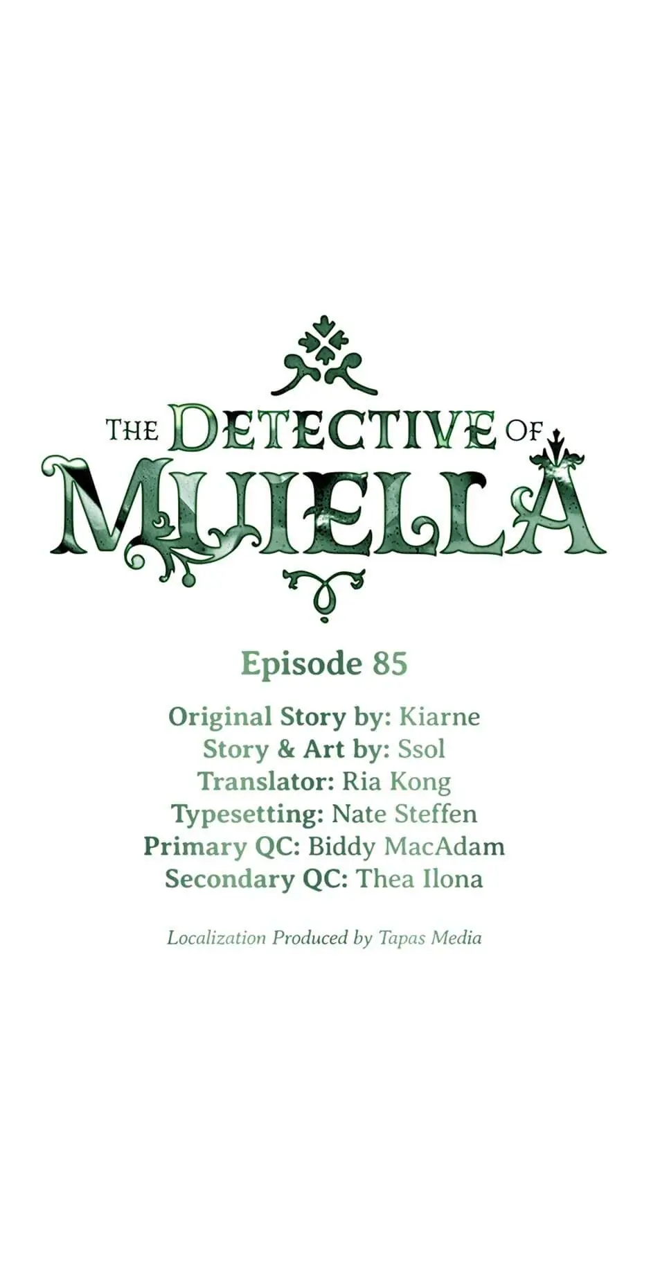 The Detective of Muiella Chapter 85 - page 1