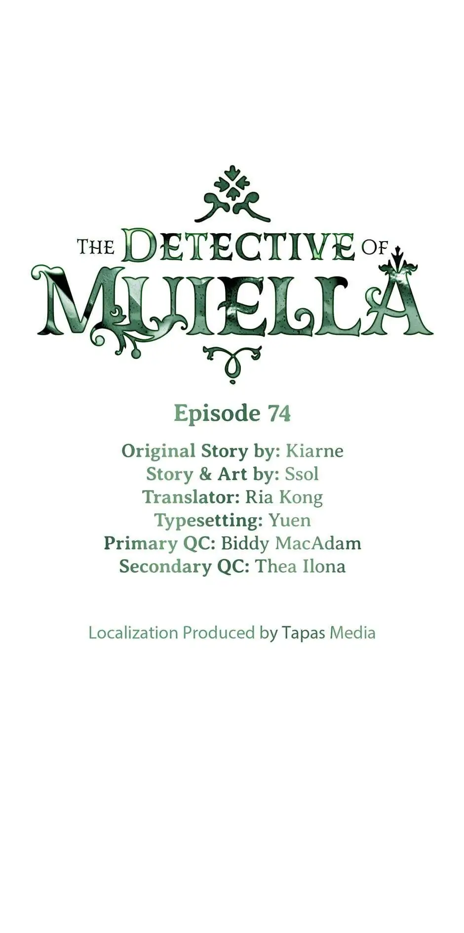 The Detective of Muiella Chapter 74 - page 1