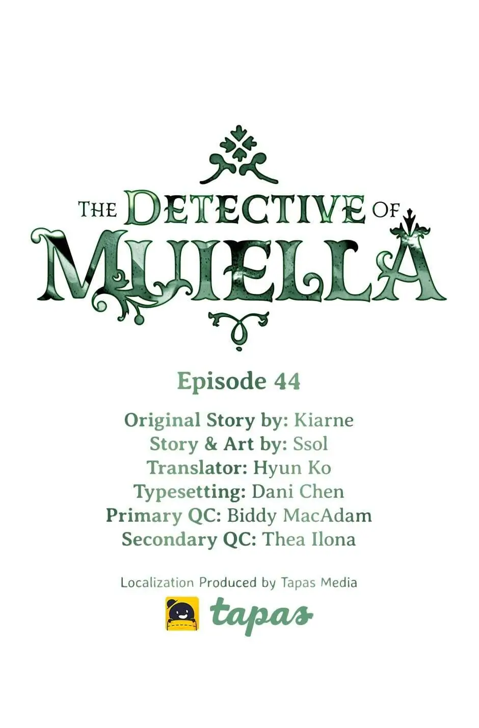 The Detective of Muiella Chapter 44 - page 1