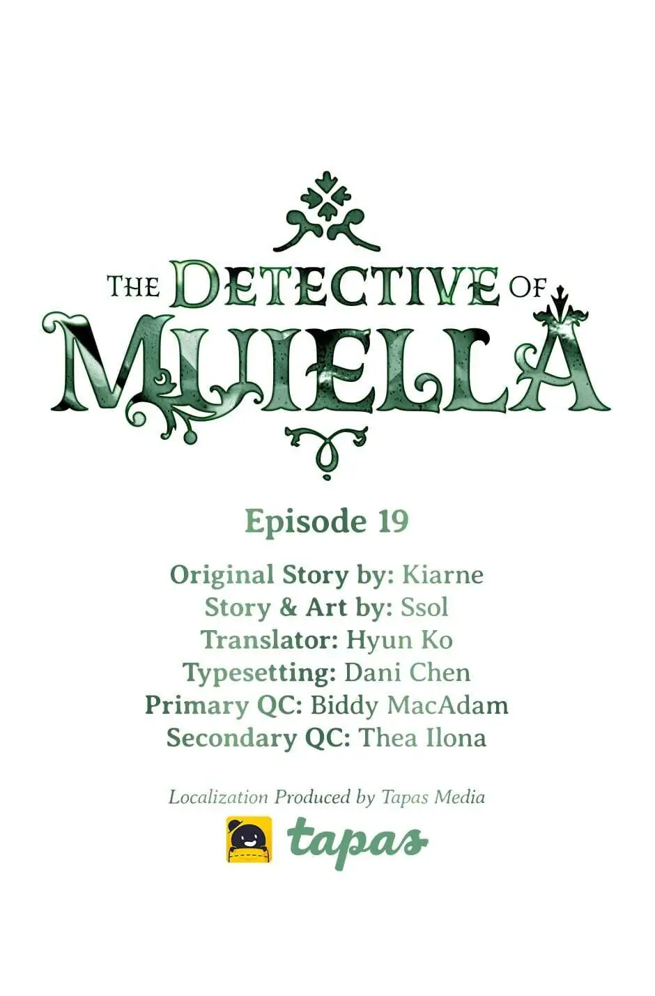 The Detective of Muiella Chapter 18 - page 1