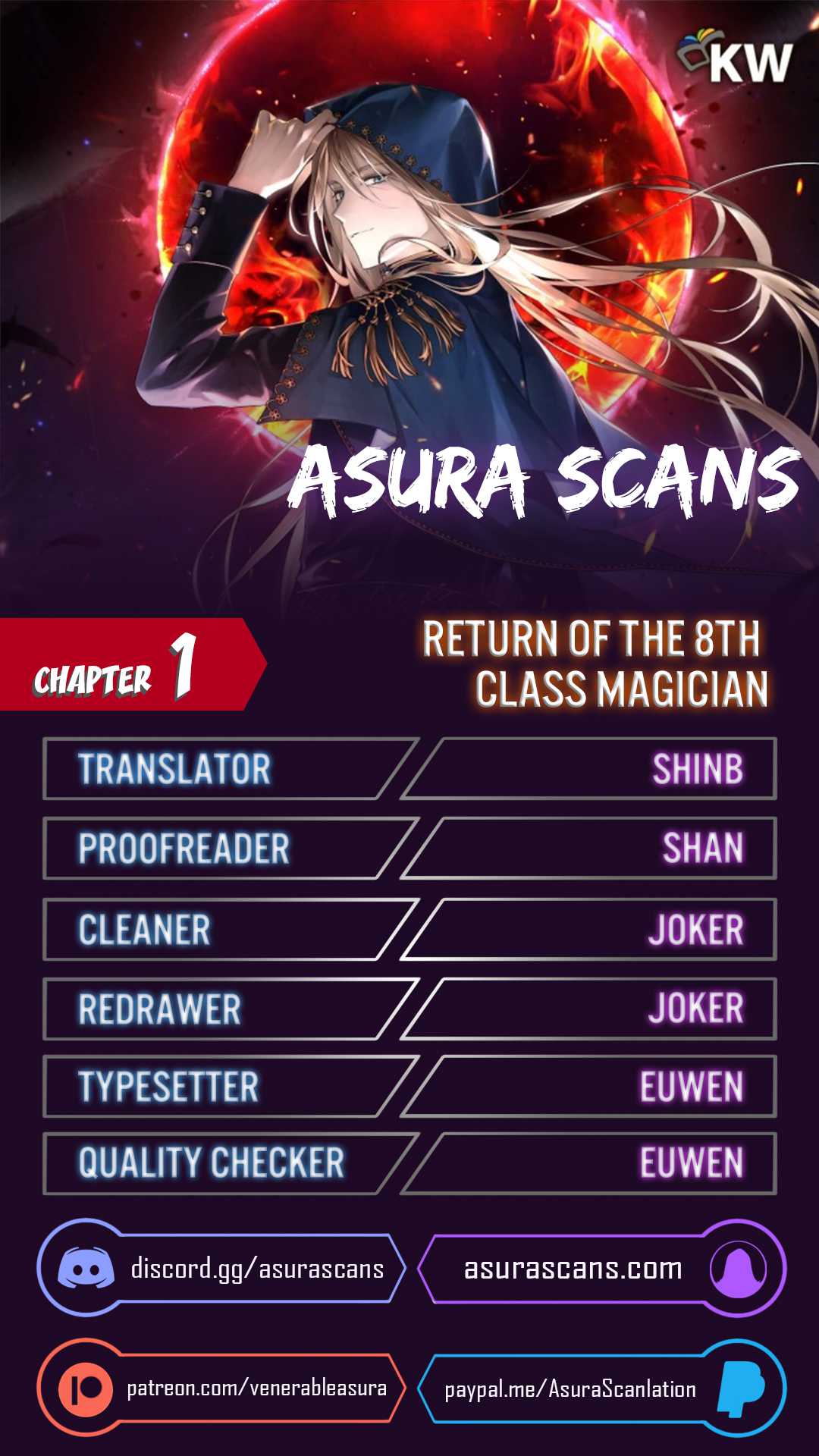 The Return of the 8th Class Magician Chapter 1 - page 1