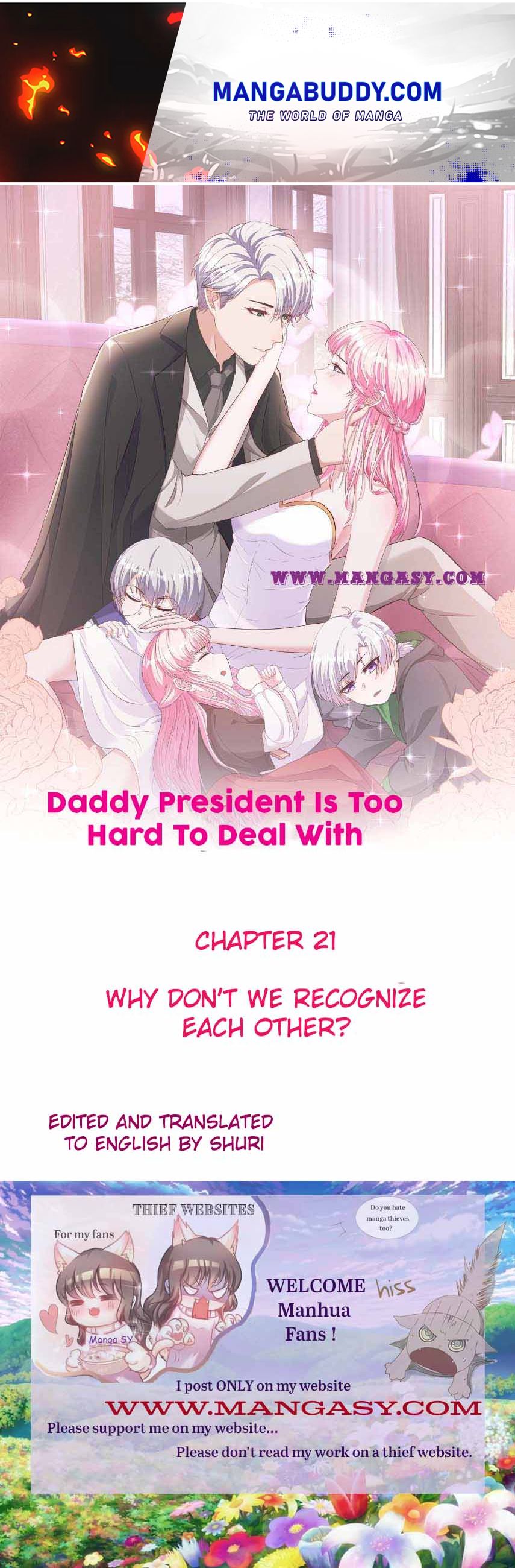 Daddy President Is Too Hard To Deal With chapter 21 - page 1