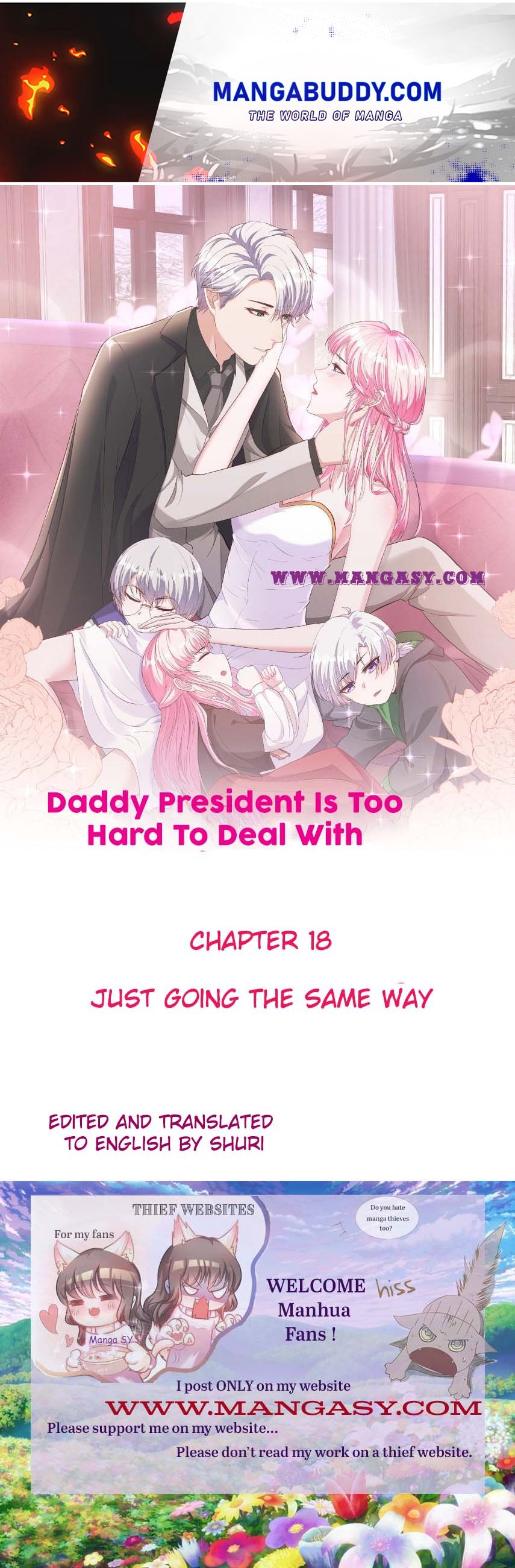 Daddy President Is Too Hard To Deal With chapter 18 - page 1