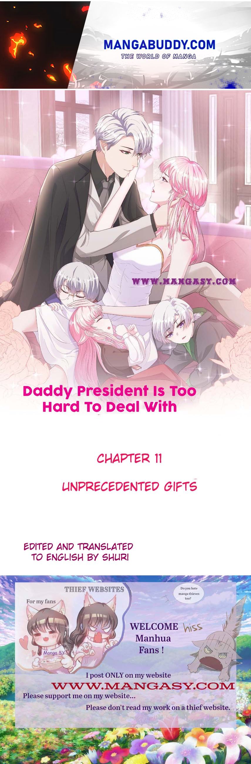 Daddy President Is Too Hard To Deal With chapter 11 - page 1