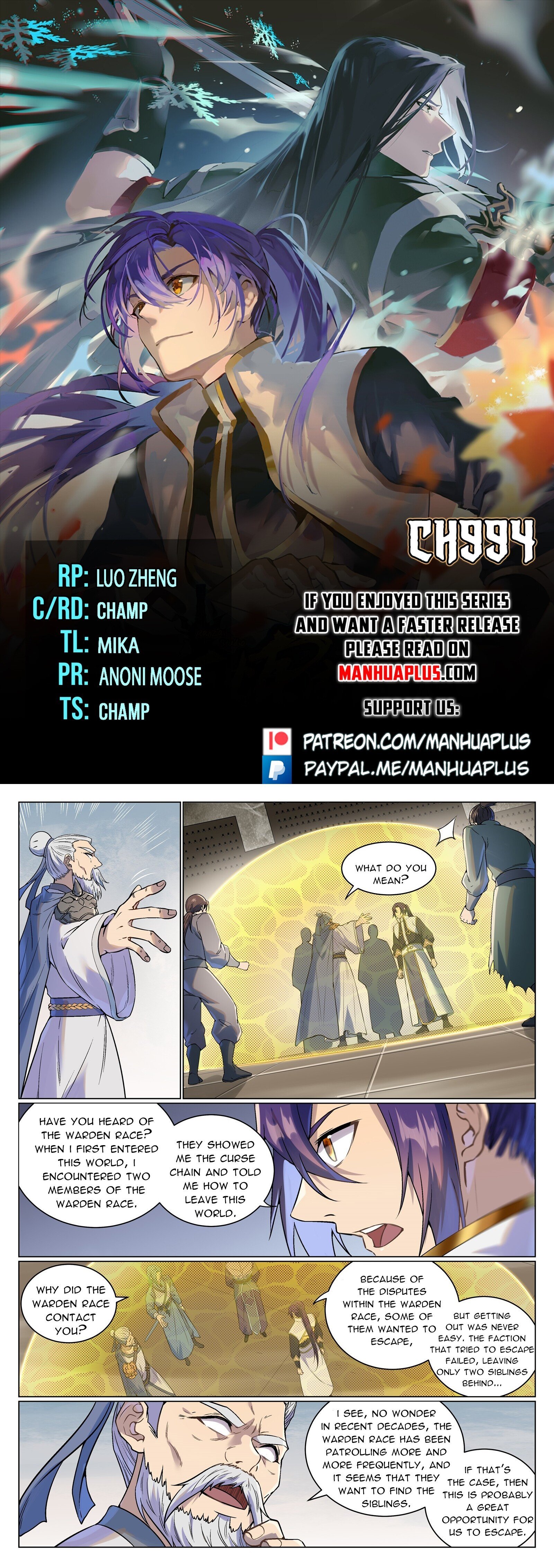 Apotheosis - Manhua chapter 994 - page 1