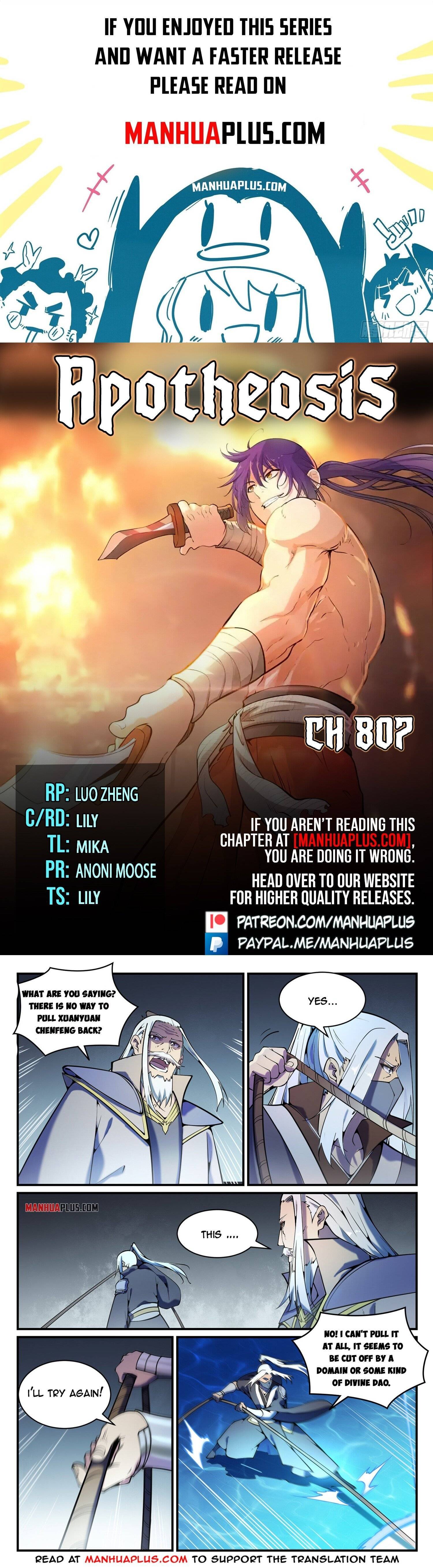 Apotheosis - Manhua chapter 807 - page 1