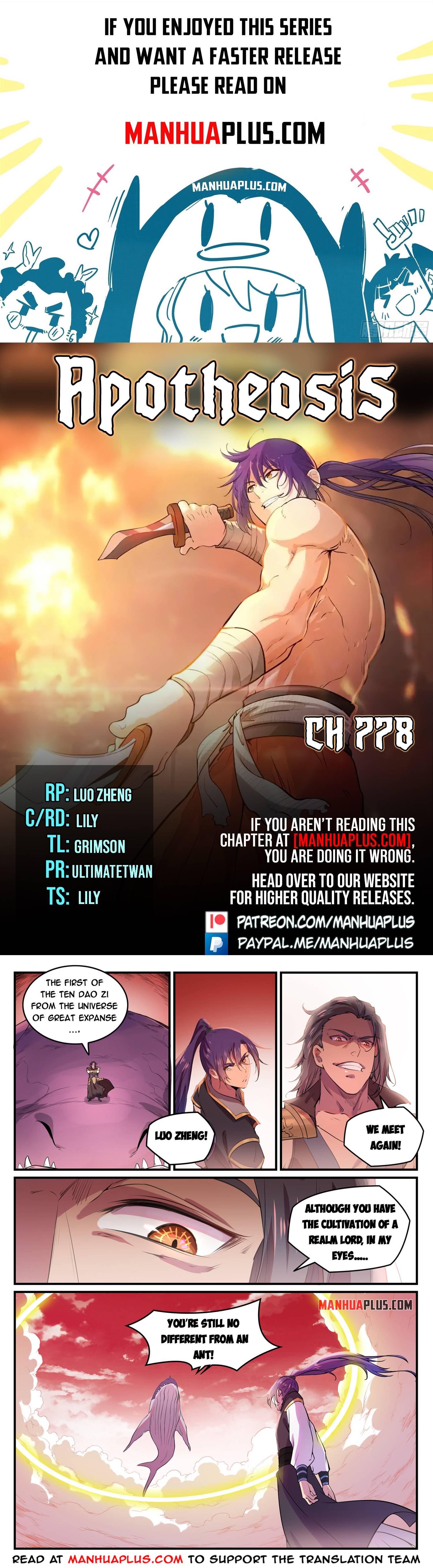 Apotheosis - Manhua chapter 778 - page 1