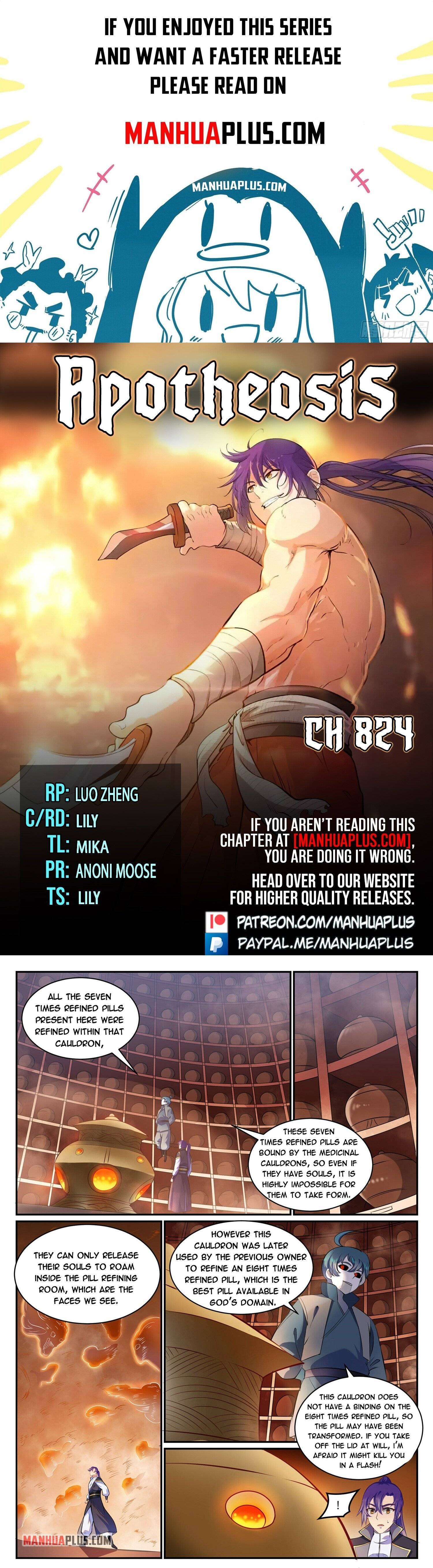 Apotheosis - Manhua chapter 824 - page 1