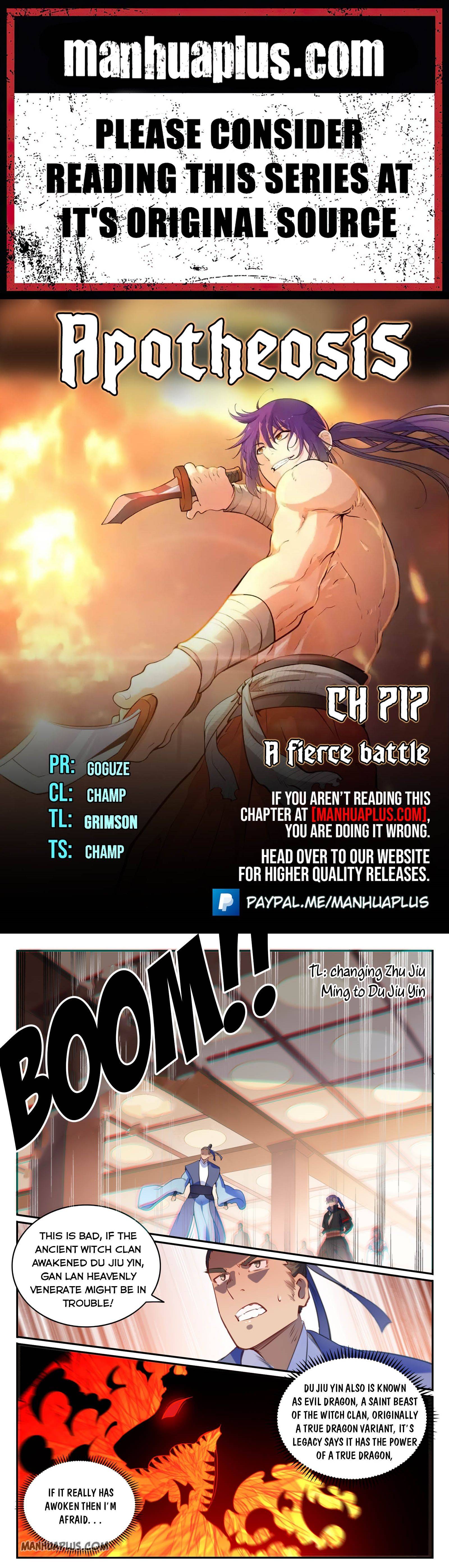 Apotheosis - Manhua chapter 717 - page 1