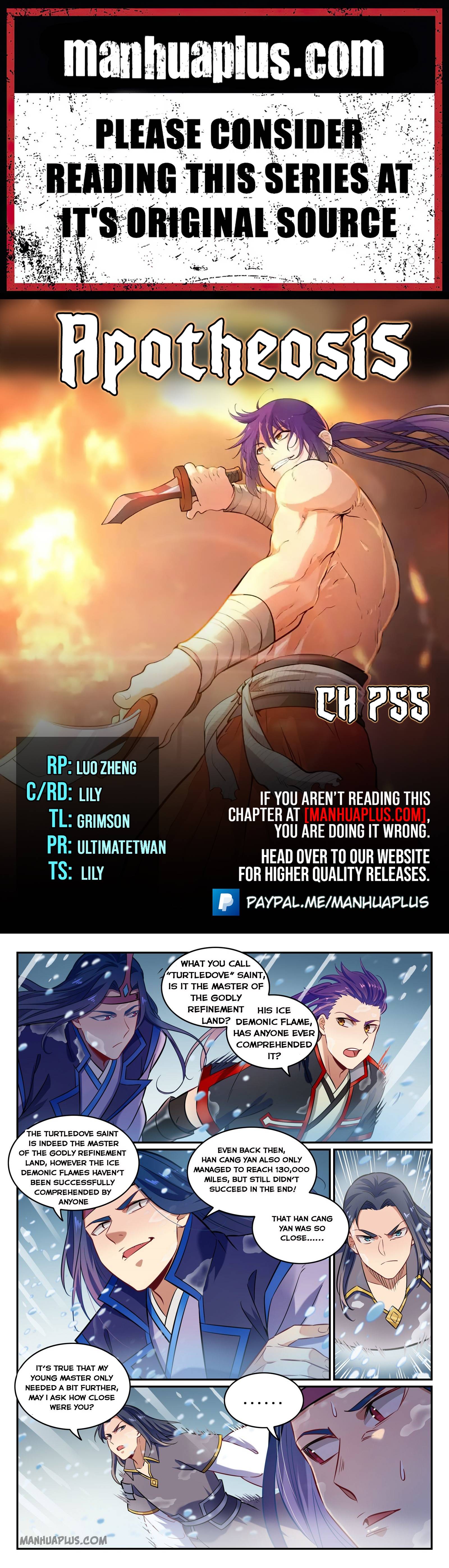 Apotheosis - Manhua chapter 755 - page 1