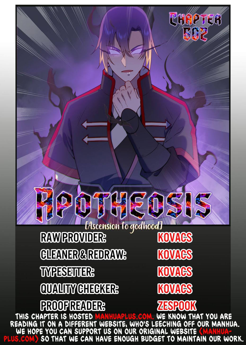 Apotheosis - Manhua chapter 602 - page 1