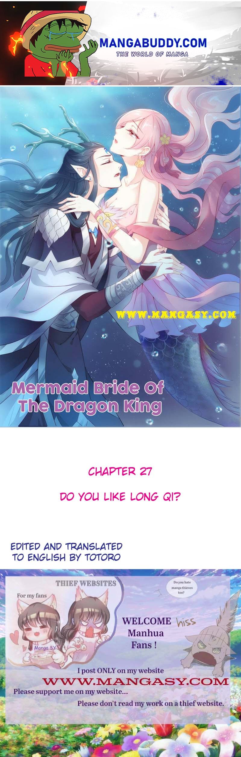 Mermaid Bride of The Dragon King chapter 27 - page 1