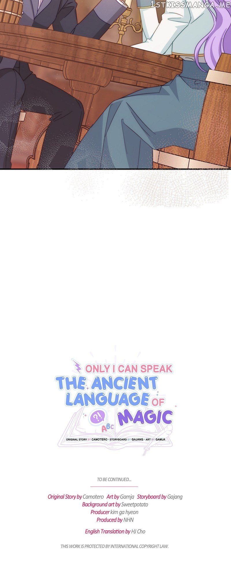 Only I Can Speak the Ancient Language of Magic Chapter 27 - page 60