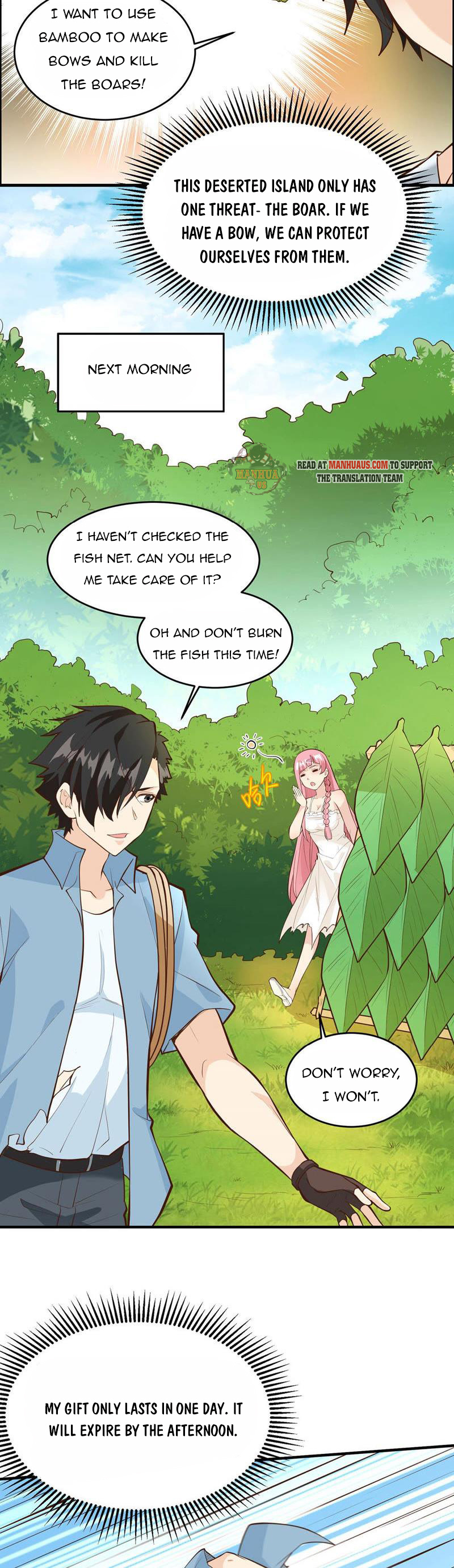 Survive on a deserted island with beautiful girls chapter 21 - page 13