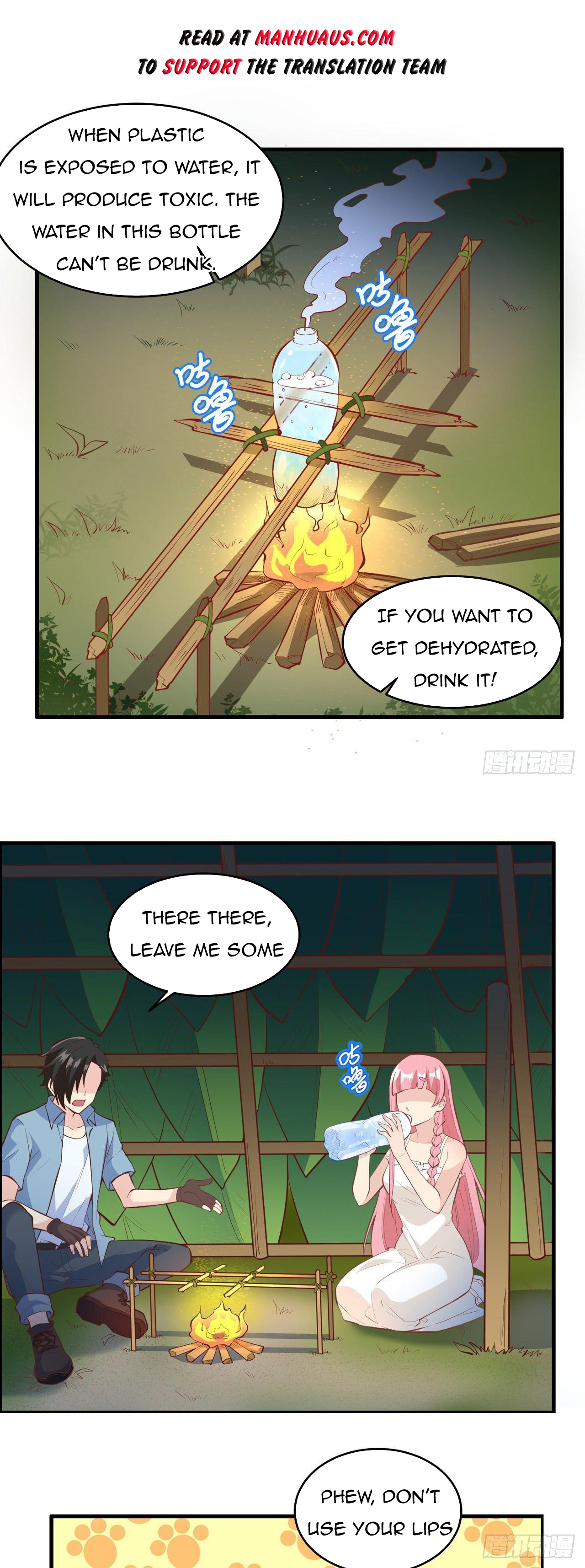 Survive on a deserted island with beautiful girls chapter 7 - page 2