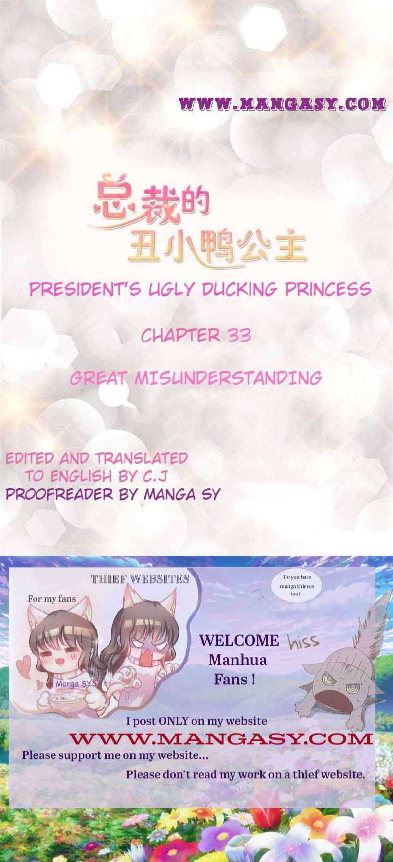 President’s Ugly Duckling Princess Chapter 33 - page 1