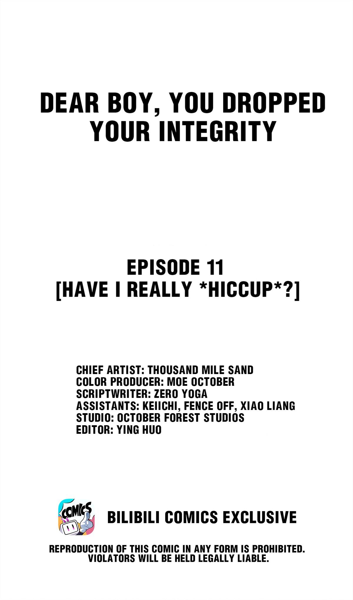 Dear Boy, You Dropped Your Integrity Chapter 11 - page 2