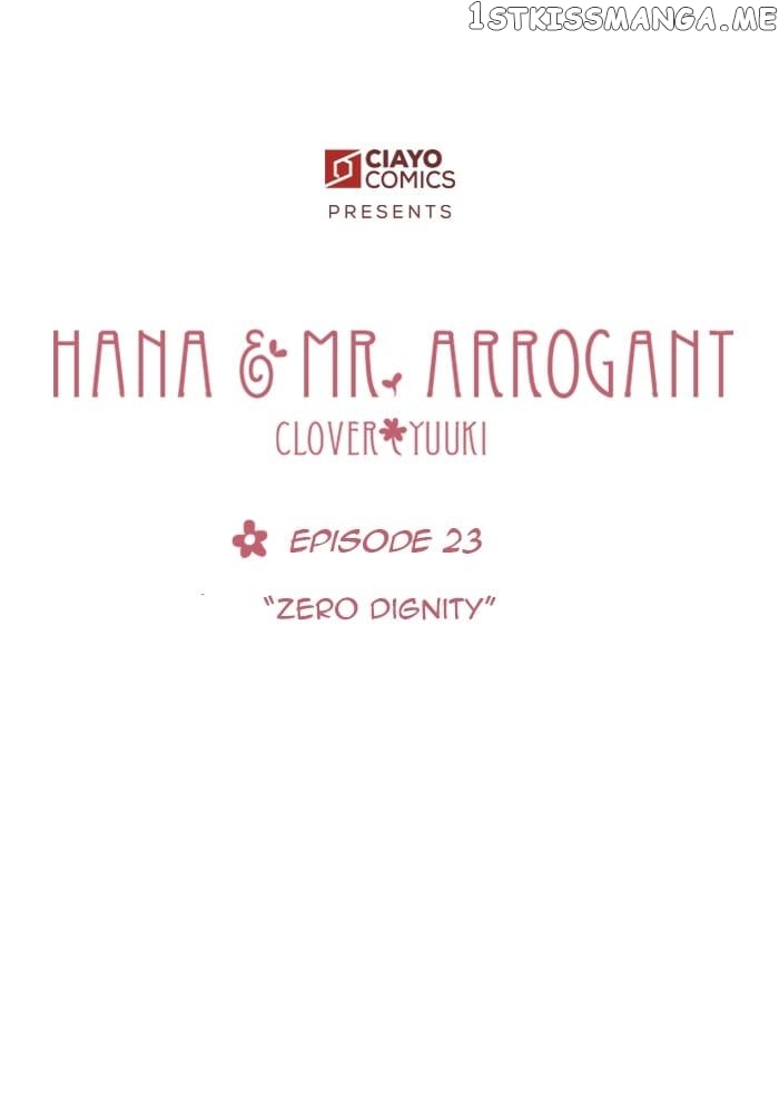 Hana & Mr. Arrogant Chapter 23 - page 1