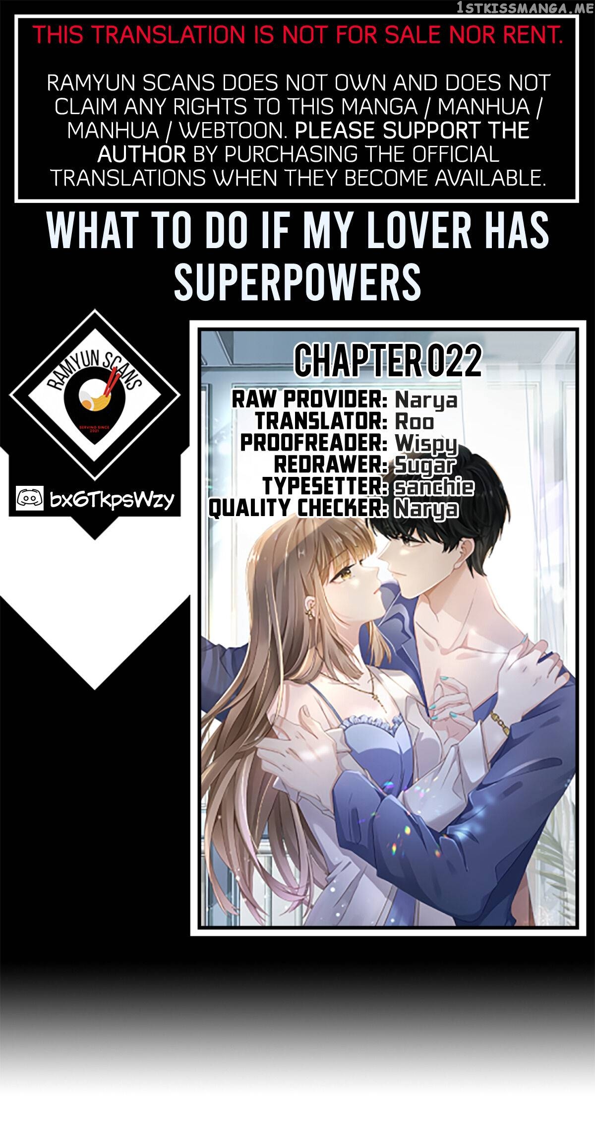 What To Do If My Lover Has Superpowers chapter 22 - page 1