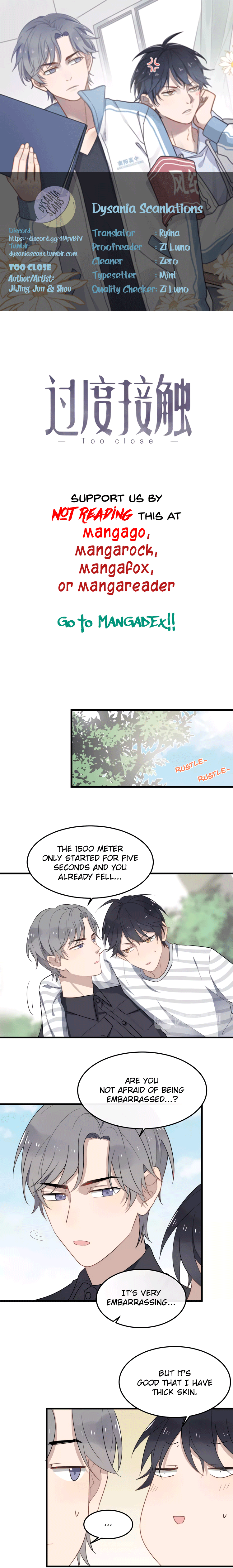 Too Close chapter 15 - page 1