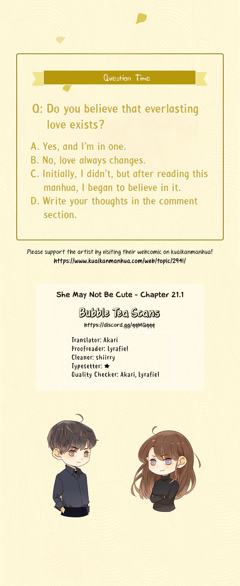 She May Not Be Cute Chapter 21.1 - page 12