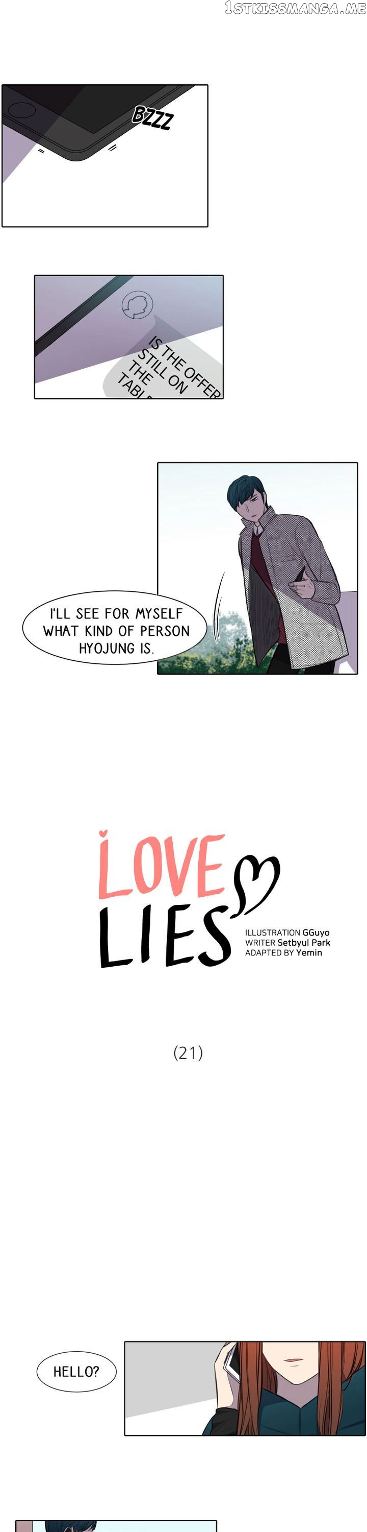 Love Lies chapter 21 - page 1