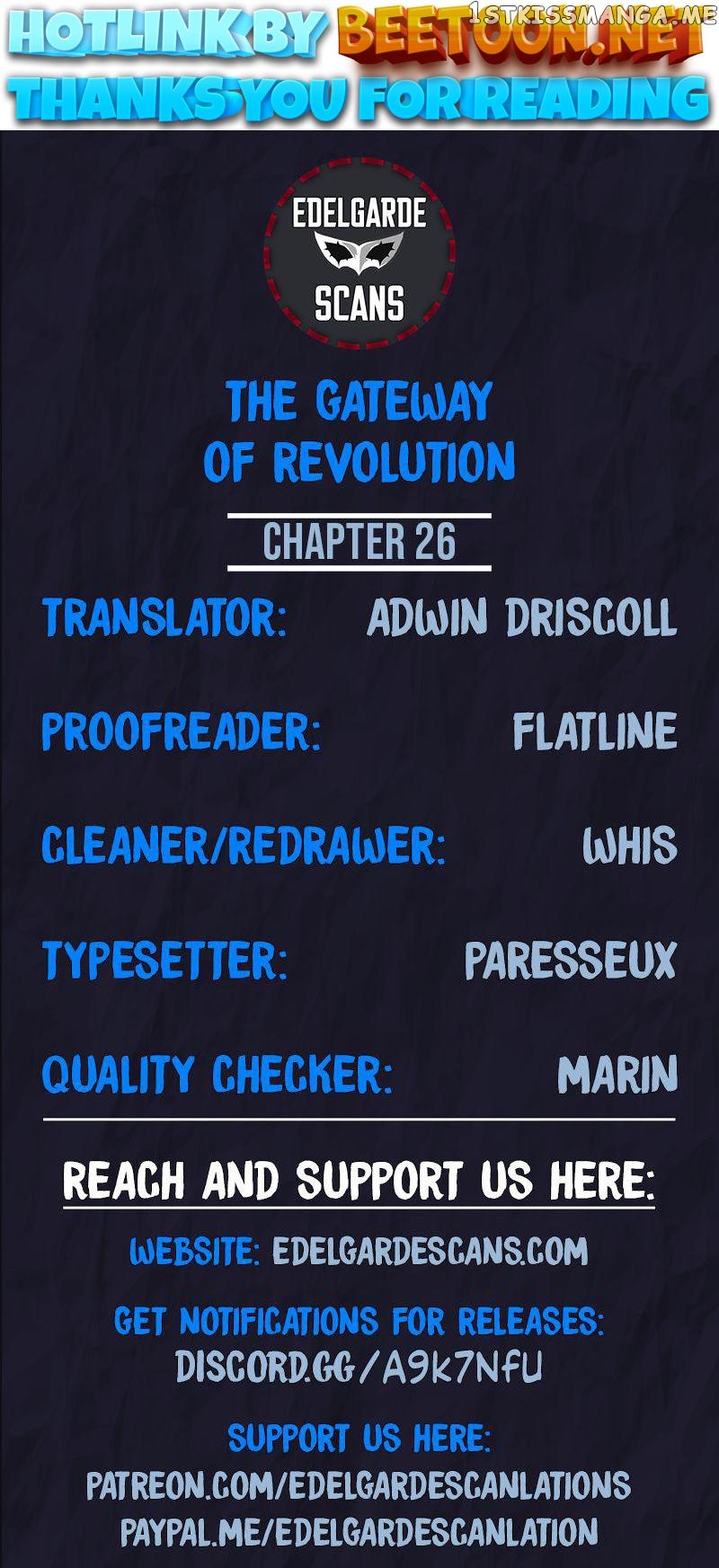 The Gateway of Revolution Chapter 26 - page 1