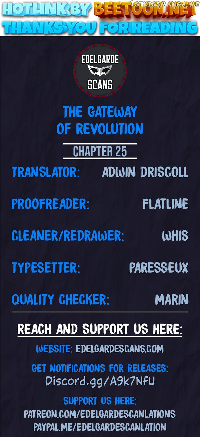 The Gateway of Revolution Chapter 25 - page 1