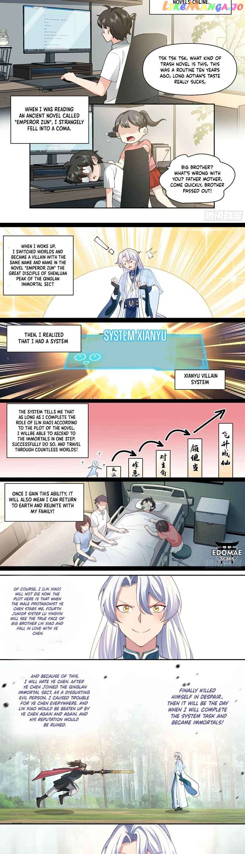 The Great Villain Senior Brother and All of His Yandere Junior Sisters Chapter 1 - page 7