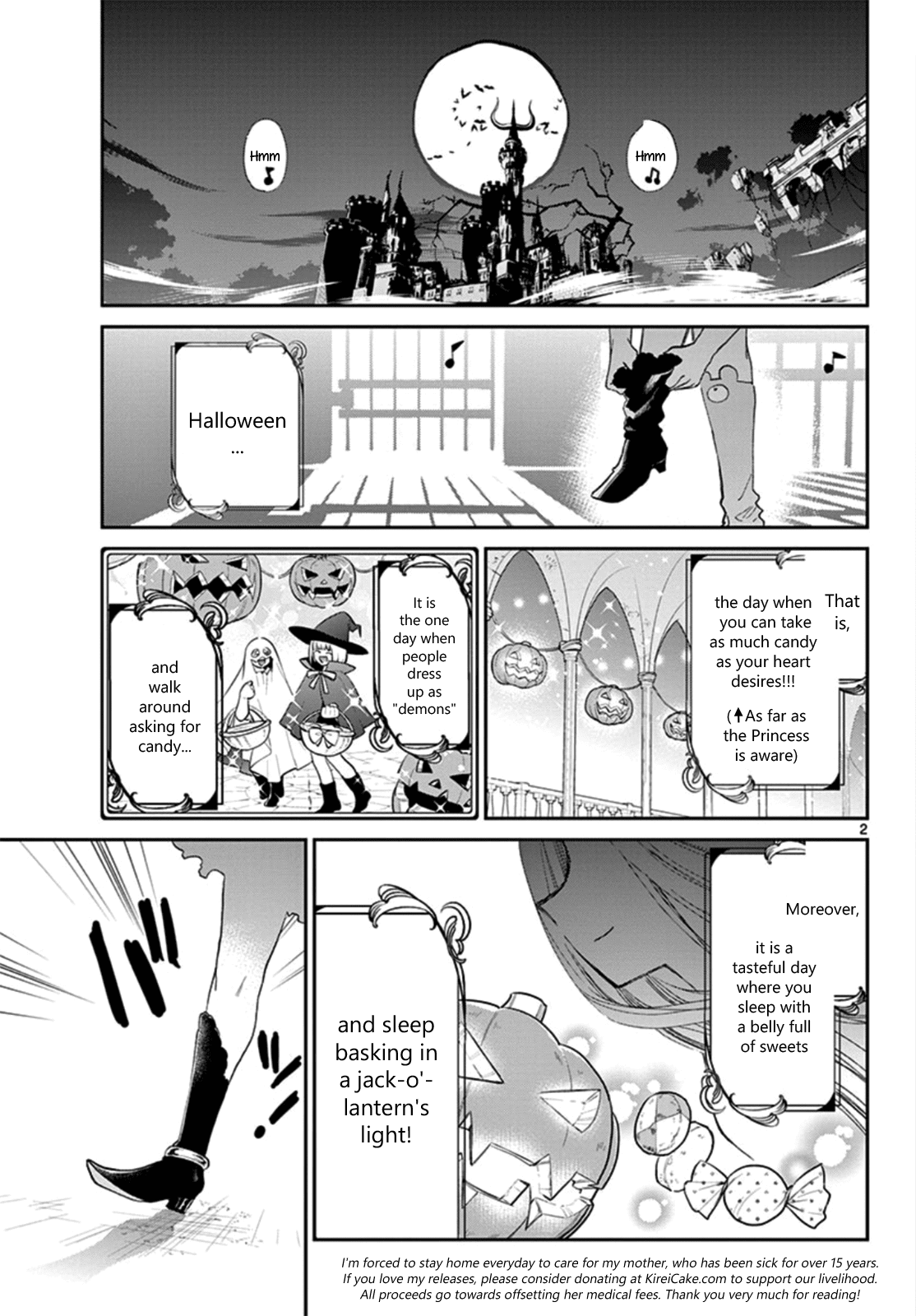 Maou-jou de Oyasumi chapter 73 - page 2