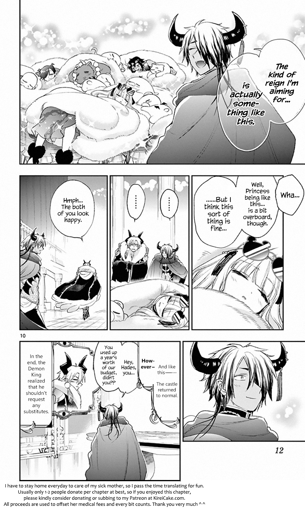 Maou-jou de Oyasumi chapter 196 - page 10