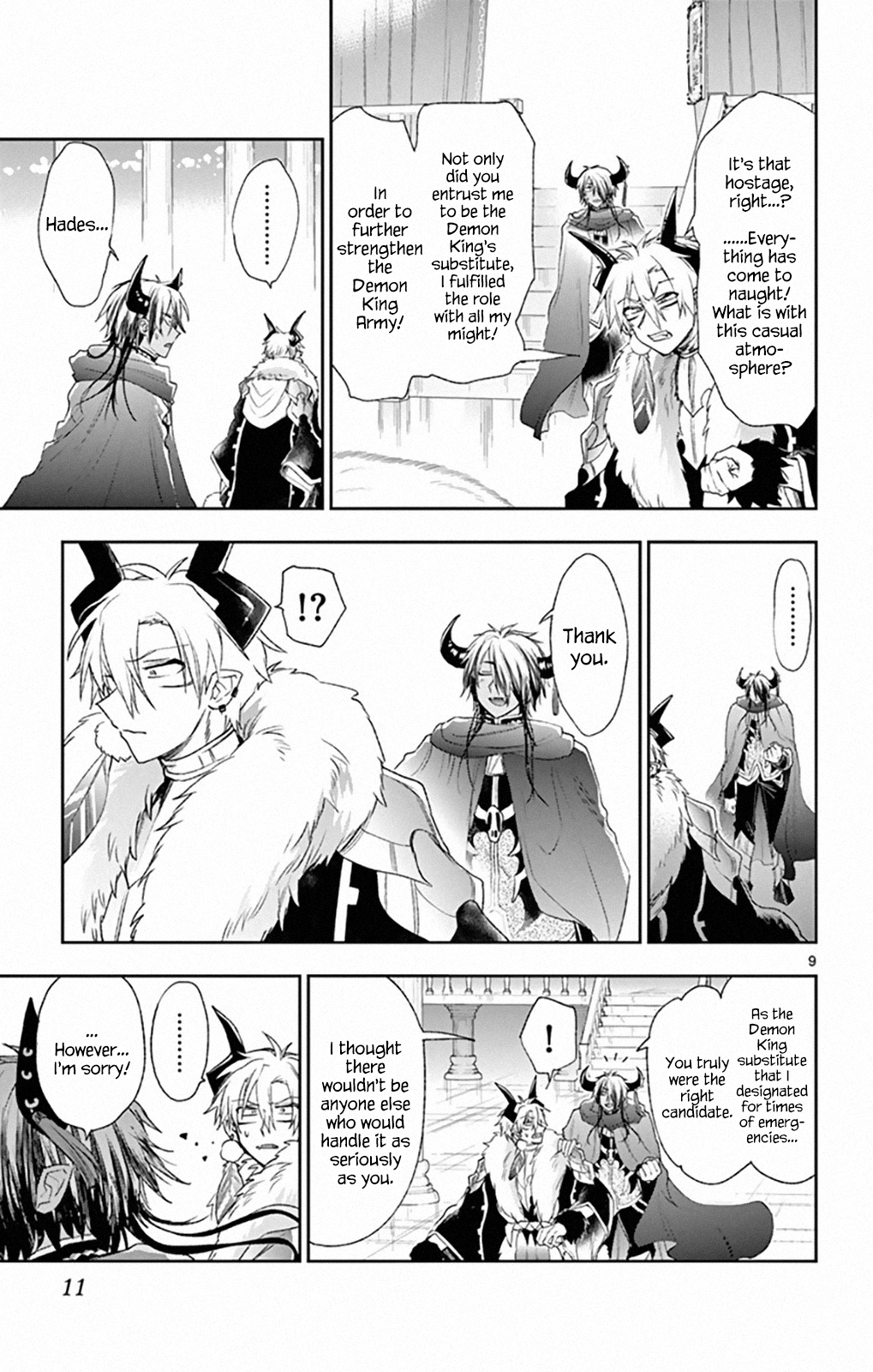 Maou-jou de Oyasumi chapter 196 - page 9