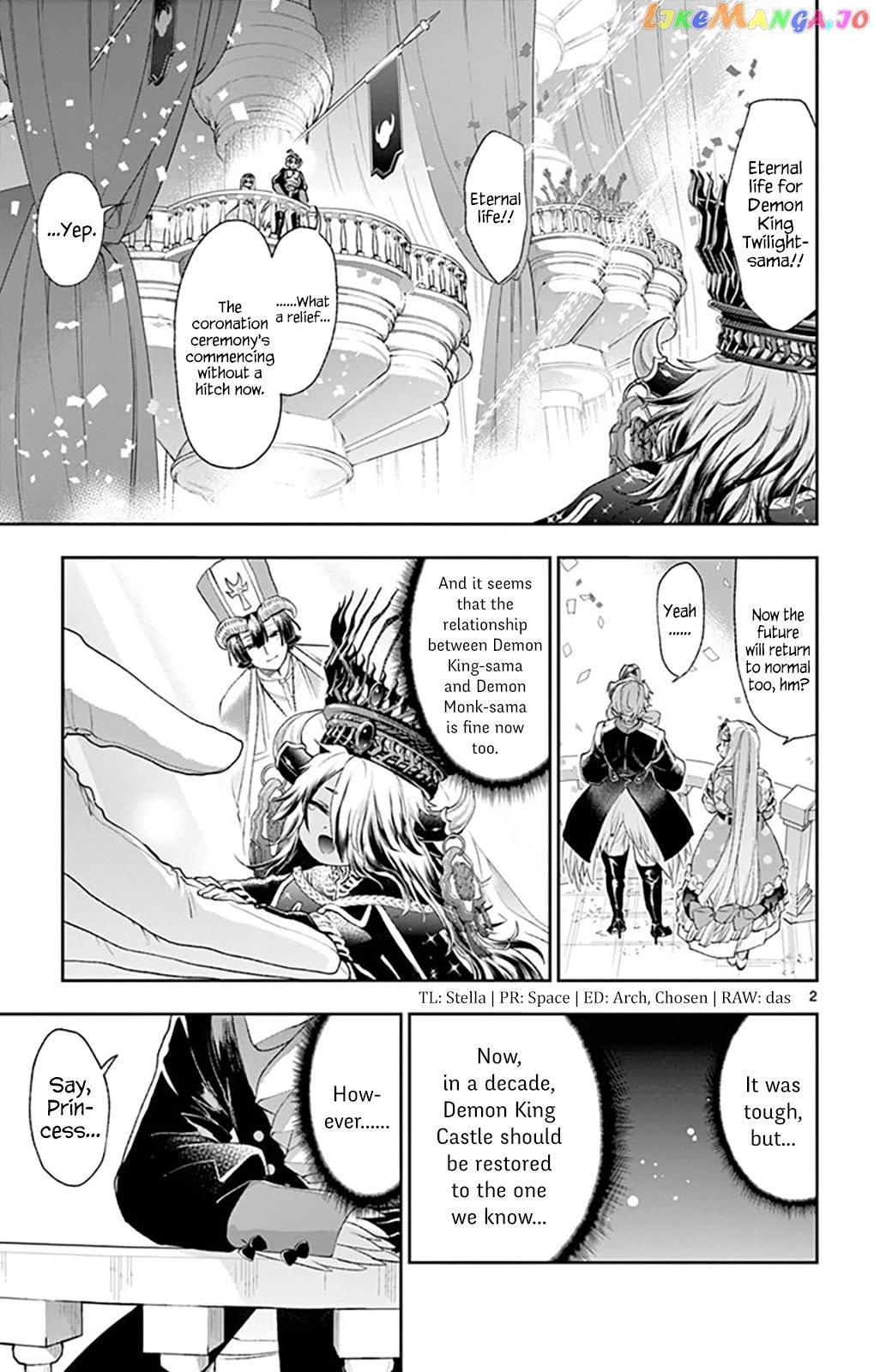 Maou-jou de Oyasumi chapter 204 - page 2