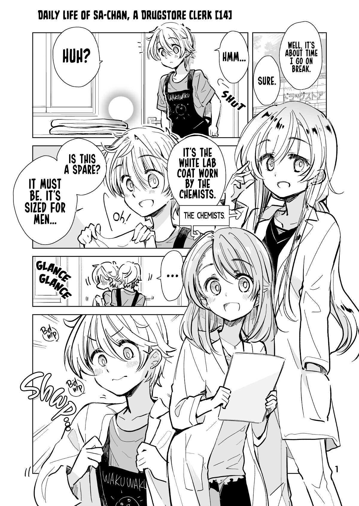 Daily Life Of Sa-Chan, A Drugstore Clerk chapter 14 - page 1