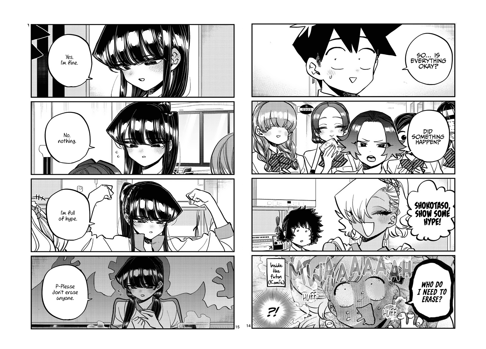 Komi-san wa Komyushou Desu chapter 382 - page 14