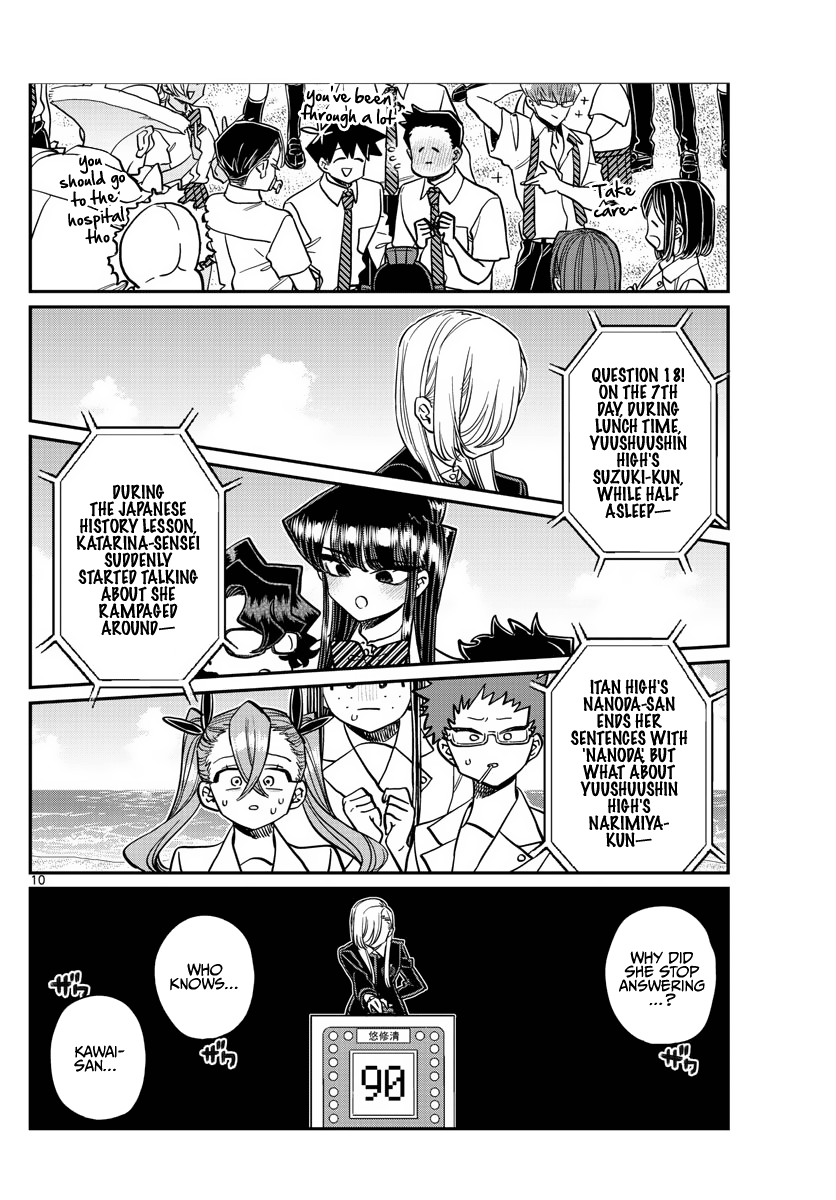 Komi-san wa Komyushou Desu chapter 388 - page 10