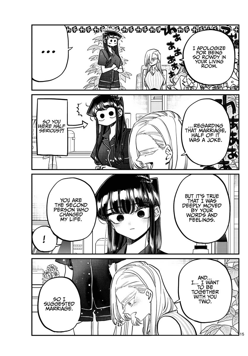 Komi-san wa Komyushou Desu chapter 392 - page 15