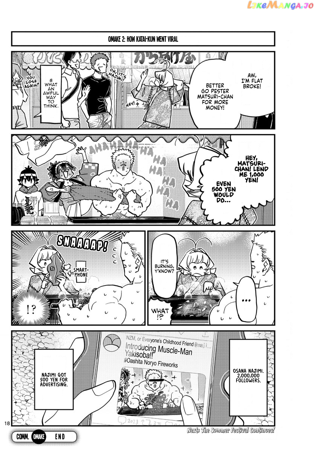 Komi-san wa Komyushou Desu chapter 398 - page 18