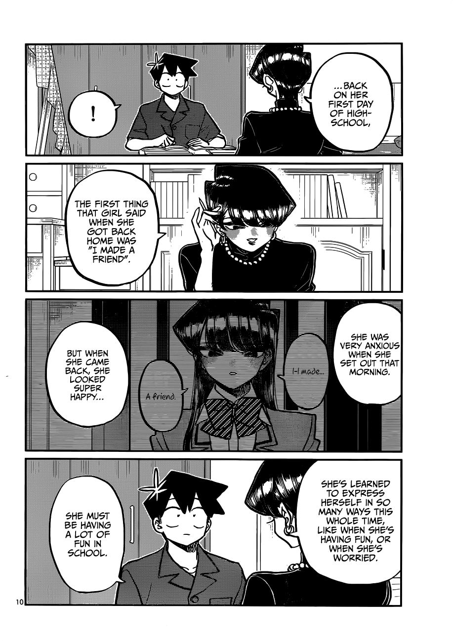 Komi-san wa Komyushou Desu chapter 373 - page 10