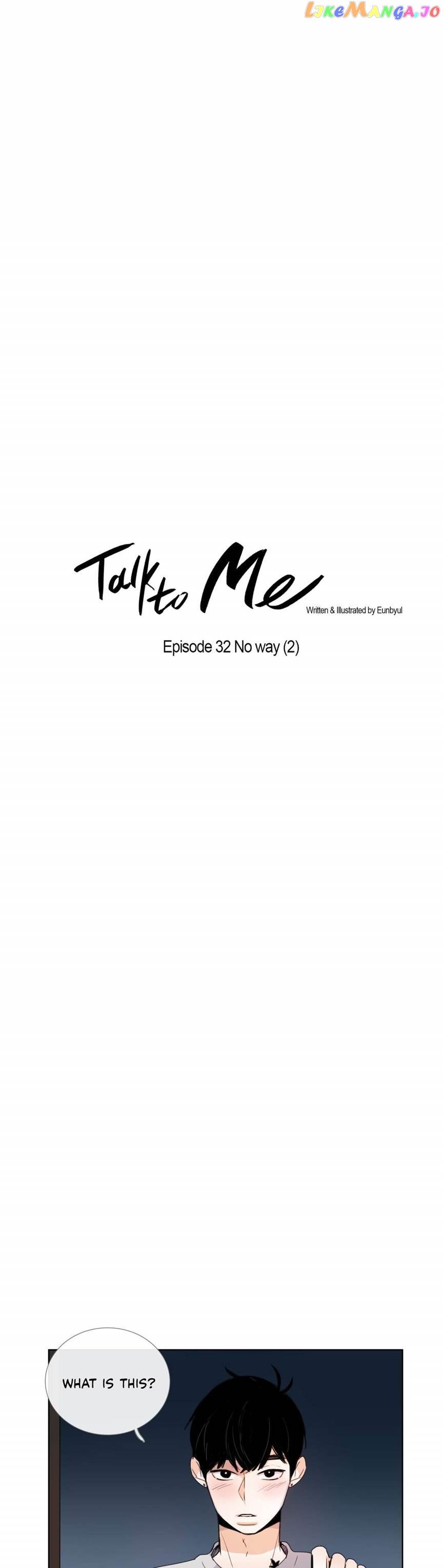 Talk to Me chapter 31-32 - page 32