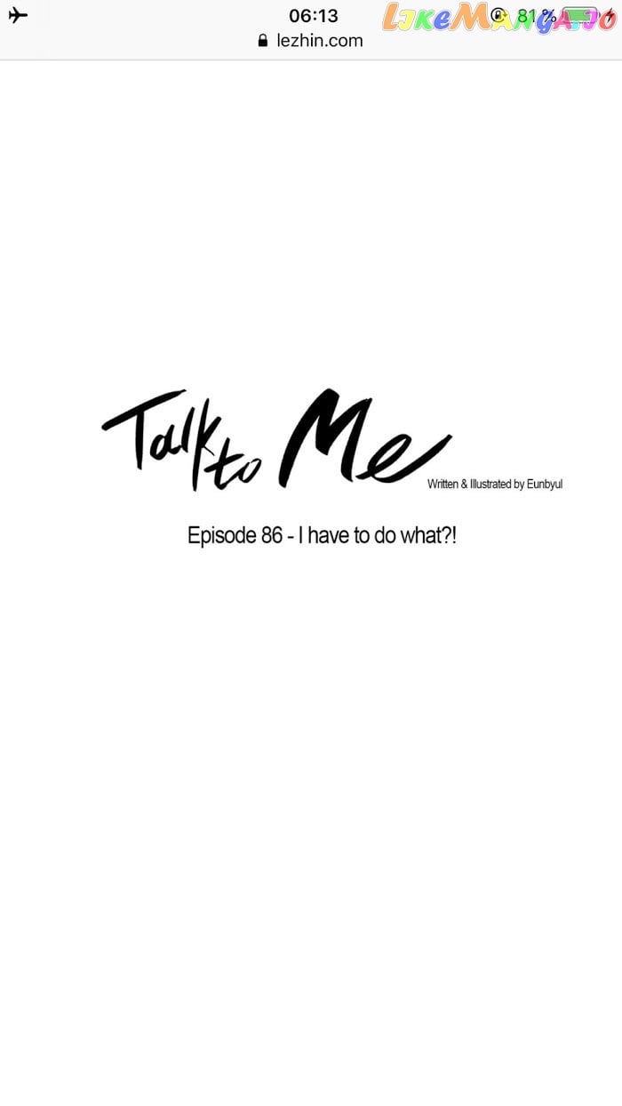 Talk to Me chapter 86 - page 11